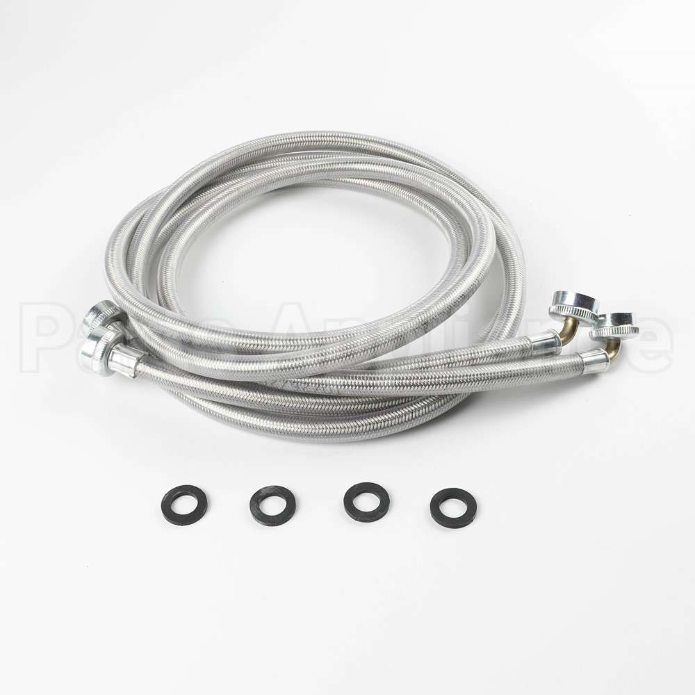 WX14X10011 GE Universal 6' Stainless Steel Hoses 2Pk