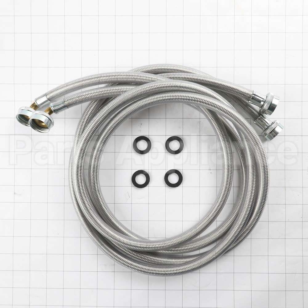 WX14X10011 GE Universal 6' Stainless Steel Hoses 2Pk