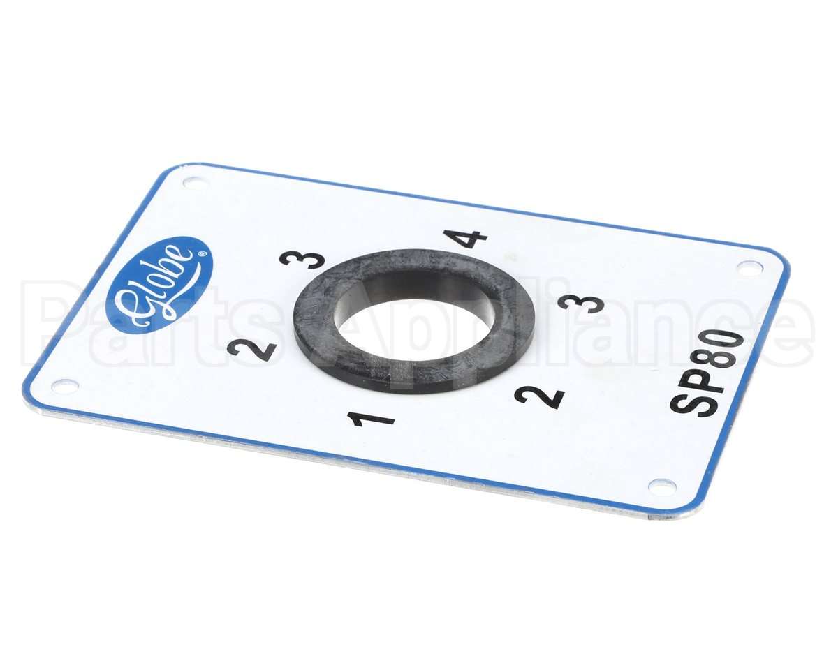 X80E04 Globe 1-4 Speed Selection Plate