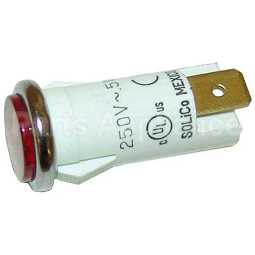 Y6690 Compatible Star Signal Light 1/2" Red 250V