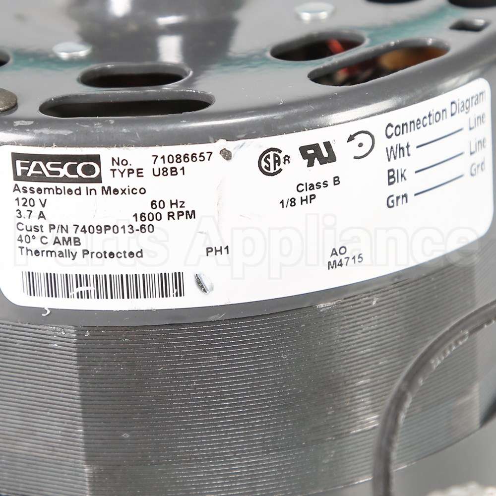 Y706132 Whirlpool Motor Downdraft