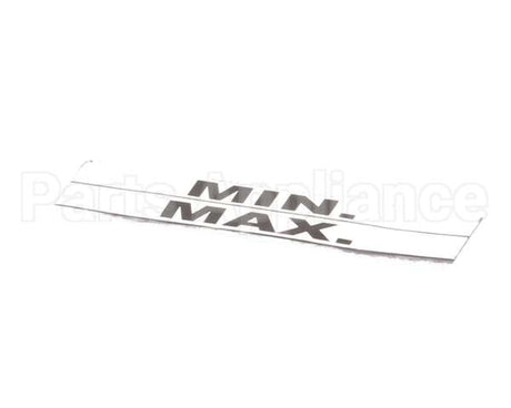 Z000558 Groen Label Maximum Minimum