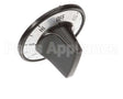 ZHW-10518 Crown Verity Control Knob, Silver, Numbered